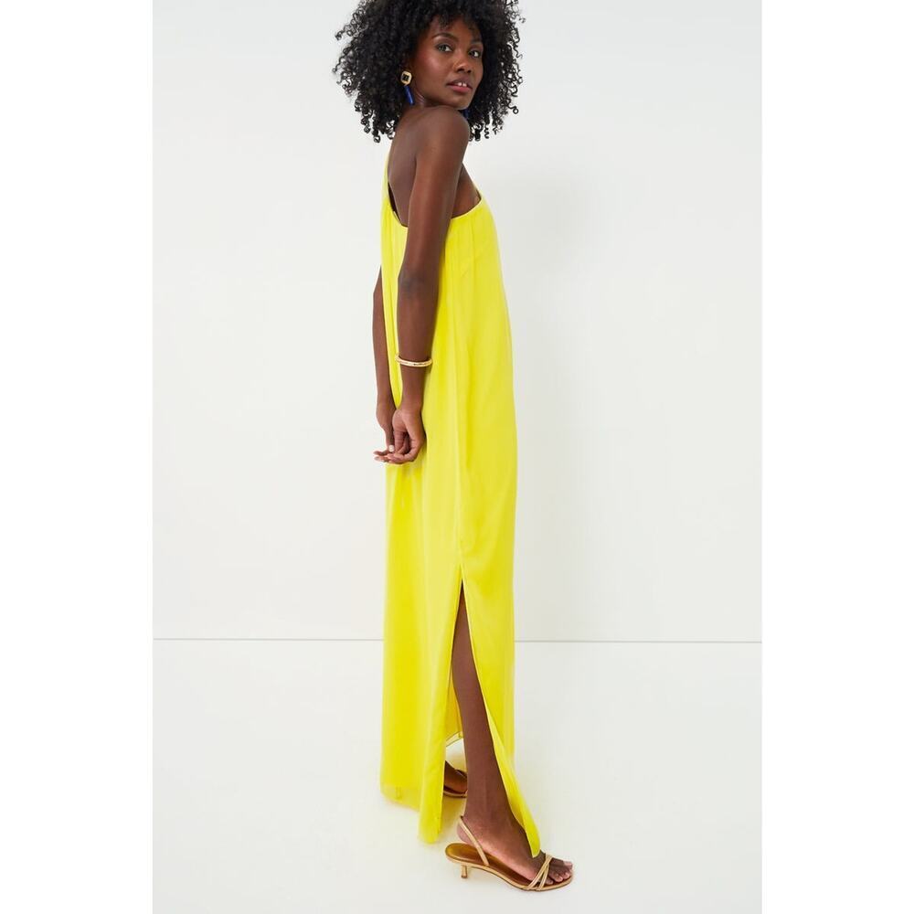 POMANDER PLACE Yellow Soleil Gown Size XL NWT Retail $148 Tuckernuck - Picture 4 of 8